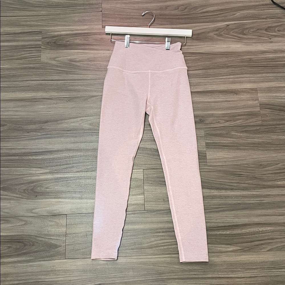 Beyond Yoga Crossover High Waisted Leggings Blush